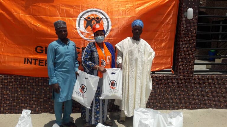 Distribution and Donation of various food items at Moba in Lekki, Lagos